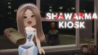 I quit my first night shift at Shawarma Kiosk! #roblox #scary #horror