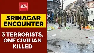 Srinagar Encounter: Three terrorists, Woman Killed In Encounter In Jammu And Kashmir