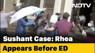 After Request Rejected, Rhea Chakraborty Meets Enforcement Directorate