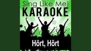 H&ouml;rt, H&ouml;rt (Karaoke Version) (Originally Performed By Xavier Naidoo)