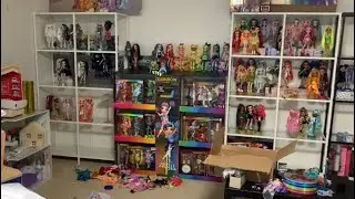 DOLL ROOM SETUP VLOG- Rainbow High, Winx and shuffling stuff around