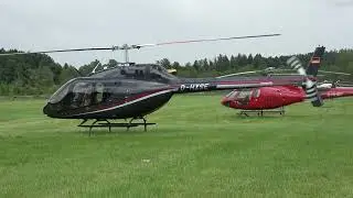 BELL 505 D-HXSE AT THE FATHERS DAY HELICOPTER FLY IN/GRAFENAU AIRFIELD - EDNF GERMANY 29-5-2025