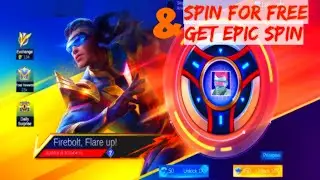 Get Bruno's spic skin(Firebolt) for free/free spin/mlbb 2020
