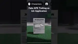 Fake AFK Trolling in TSB #roblox #thestrongestbattlegrounds #shorts