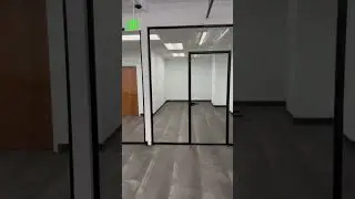 Sound Proof Aluminum Frame Office Glass Room Dividers | Aluminum Frame+ Tempered Glass Custom Sizes