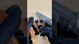 Azula Gun Holsters Leather IWB , Appendix Carry Holster For Walther PPKS, PPK, PP .380, .32 Pistol