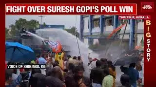 Breaking News: Chaos In Thrissur: BJP March Faces Water Cannons Amidst Political Clash | India Today