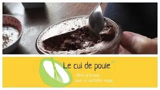 Mousse au chocolat au jus de pois chiche