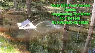 Solar Fish Pond Aerator Build UpDate  By KVUSMC-KU4SMC