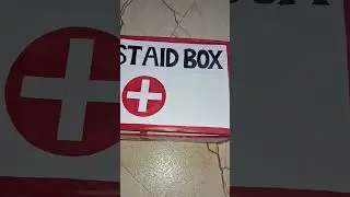 First Aid Box Project Work #firstaidbox #firstaid #project #shortsvideo #shorts #fypシ゚viral
