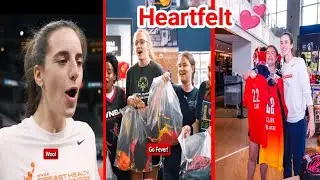 Caitlin Clark And Indiana fever Wholesome Surprise For New Indiana Fever Special Teammates 💕