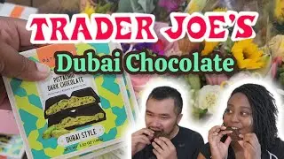 💚🍫 Trader Joe's Dubai Chocolate Honest Review #new #candy #omg #trending #firstimpressions #today