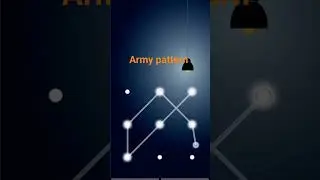 Army pattern lock//Impossible pattern lock army #video