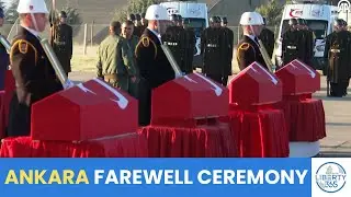 Emotional Farewell: Ceremony in Ankara for Turkish Soldiers Killed in C-130 Crash