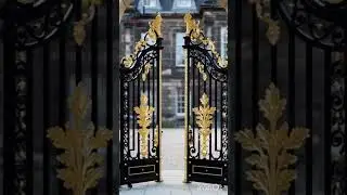 amazing Cast Iron making gate design home #shorts #shortvideo #gate #design #home