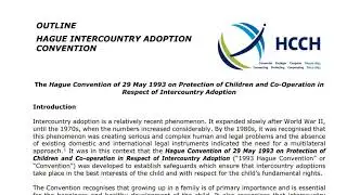Hague convention on intercountry adoptions | UPSC | Daily Current Affairs