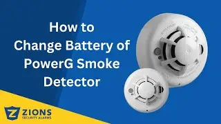 How to Change the Battery in a PowerG Smoke Detector