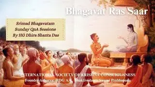 Bhagavat Ras Saar | Jan 11, 2026 | QnA Sessions | HG Dhira Shanta Prabhu