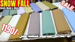 Snow Fall Gents Wash&Wear | Gents Collection | Winter Clearance Sale | | Premmium Quality | Vol#1292