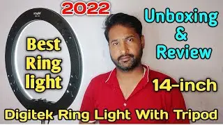 Ring light 14 inches Unboxing and Review 2022 / 14 inch digitek ring light/ REVIEW AND UNBOXING
