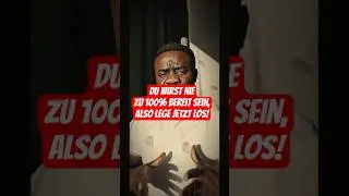 Du wirst niezu 100% bereit sein,also lege jetzt los!  #viral #fyp #lernendeutsch #trending #deutsch