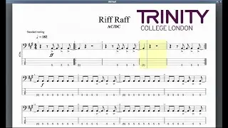 Riff Raff Trinity Grade 4 Bass