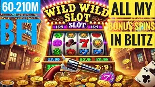 GOP3 - 🟣🎰ALL MY BONUS SPINS IN WILD WILD WEST SLOT🎰🟣 210M-60M BET