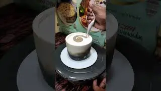 Cup Design Chocolate Cake Coffee Chocolate Cake Decoration Ideas #shorts