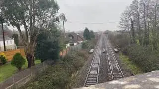 1Z26 159 DMU sprinters SWR passing AxminsterEastJunction 13:39 service to Salisbury