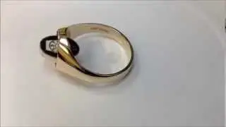 9ct Hallmarked Gold Mark Degree reversible Swivel Head Masonic Ring
