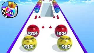 Ball Merge 2048 - All Levels Ball Gameplay Android, iOS ( Level 6237 - 6247 )