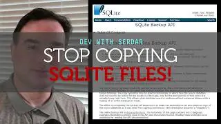 How to back up SQLite databases the right way (not by copying them!)