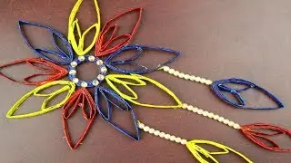 Paper craft idea || crafts with newspaper - Newspaper craft DIY - Reuse ideas - DIY arts and crafts