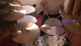 Crazy Fast Finger Control Drumming On Great Sounding 1970 Slingerland