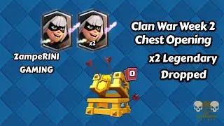 Clash Royale Season 22 Week 2 Clan War Chest Opening || P.E.K.K.A's PLAYHOUSE || Legendary Card