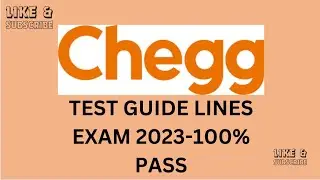 Chegg GUIDELINES TEST 2023