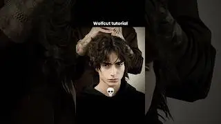 Wolf Cut Hair Tutorial 🥶#viral #explore