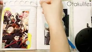 anime journal spread with me ^^        #animeedit#animejournal#otak#animejournaling