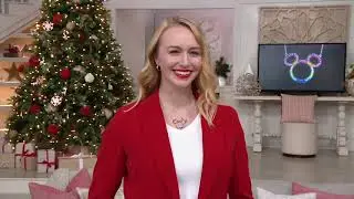 Mickey's 90th Birthday Rainbow Mickey Necklace, Sterling Silver on QVC