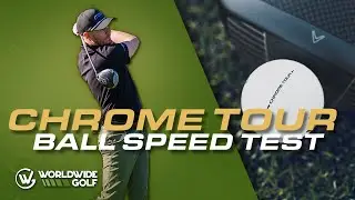 Драйвер Callaway Quantum + мяч 2026 Chrome Tour | Сможем ли мы превзойти скорость мяча в 163 мили...