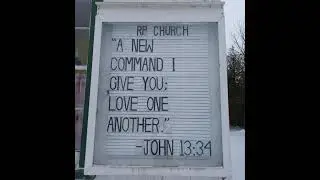 John 13V31to35 January 4 2026 