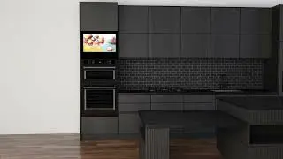 AVEL AVS240KS Cabinet Door Smart TV for Kitchen 1080p