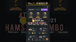 4TH SEPT HAMSTER KOMBAT CARD|UNLOCK Welcome to Amsterdam,NFT Metaverse,|Hamster lunching update