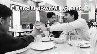Financial downfall at peak.