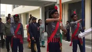 Welcoming our Cheif guest for Republic Day celebration 2026 at KV ARA #republicday #tiranga #kvara 