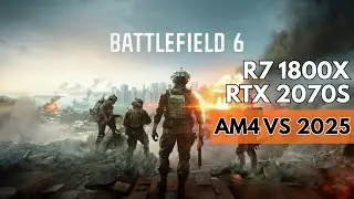Ryzen 7 1800X Em Pleno 2025! BF6 Gameplay e Teste de FPS