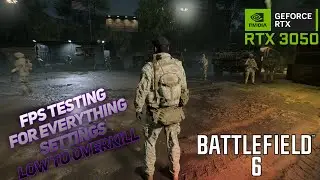 Battlefield 6 PC Performance Test &ndash; RTX 3050 | Graphics & FPS Breakdown