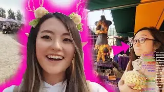 Renaissance fair with Jeannie, Henry and Kai | Kai to wear WHAT??.. monkaS | Henry goes NPC mode