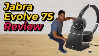 Jabra Evolve 75 Stereo Headphones - In-depth Review, Configure Settings, Headset Unboxing, Tips