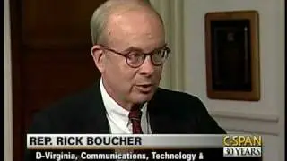 The Communicators: Rep. Rick Boucher (D-Va)